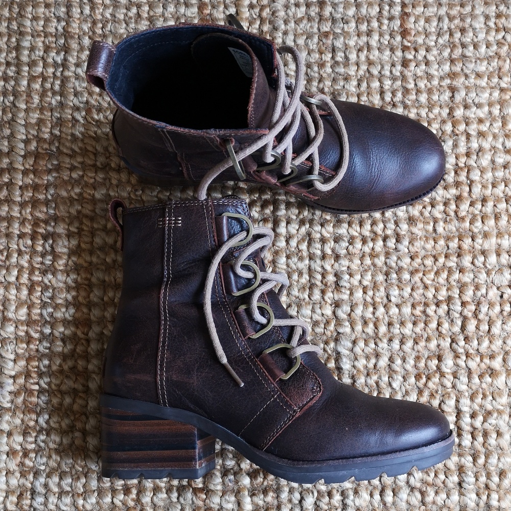 Sorel leather ankle boots